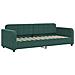 Divano Letto Con Materasso Verde Scuro 80x200 Cm In Velluto - Foto miniatura 9