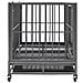 Gabbia Per Cani Con Ruote In Acciaio 92x62x76 Cm - Foto miniatura 3