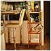 Mobile Scaffale Bagno A Colonna 4 Ripiani Libreria Angolo Legno Bambu 33 X 110cm - Foto miniatura 6