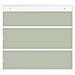 Armadietto Pensile Per Bagno O Cucina Mobiletto Bagno Da Parete Pensile Bagno Pensile Cucina Con 3 Ripiani E 2 Ante Verde 60x15x54cm Bzr140-gr - Foto miniatura 3