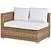 Salotto Da Giardino Rattan Marrone Chiaro 8 Posti Xxl - Foto miniatura 2