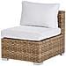 Salotto Da Giardino Rattan Marrone Chiaro 8 Posti Xxl - Foto miniatura 4