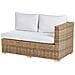 Salotto Da Giardino Rattan Marrone Chiaro 8 Posti Xxl - Foto miniatura 8