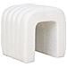 Pouf Colma - Bianco - Mdf - 35x41x36,5 Cm - Foto miniatura 1
