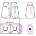 Tenda Privacy Pop-up Grigio E Arancione Impermeabile - Foto miniatura 9