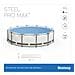 Piscina Rotonda Steel Pro Max In Acciaio 488x122 Cm 5612z - Foto miniatura 2
