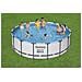 Piscina Rotonda Steel Pro Max In Acciaio 488x122 Cm 5612z - Foto miniatura 7