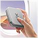 Caricabatterie Da Viaggio Wireless Pieghevole Per Iphone E Apple Watch, Grigio - Foto miniatura 2