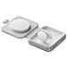 Caricabatterie Da Viaggio Wireless Pieghevole Per Iphone E Apple Watch, Grigio - Foto miniatura 1