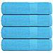 Asciugamani 4 Pz Turchesi 50x100 Cm 360 G /m 100% Cotone - Foto miniatura 1