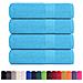 Asciugamani 4 Pz Turchesi 50x100 Cm 360 G /m 100% Cotone - Foto miniatura 2