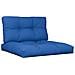 Cuscini Per Pallet 2 Pz Blu Reale In Tessuto - Foto miniatura 2