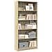 Libreria Rovere Sonoma 80x24x176 Cm In Legno Multistrato - Foto miniatura 1