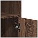 Mobiletto con Ruote Rovere Marrone 55x40x91 cm in Truciolato - Foto miniatura 8