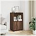 Mobiletto con Ruote Rovere Marrone 55x40x91 cm in Truciolato - Foto miniatura 2