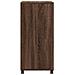 Mobiletto con Ruote Rovere Marrone 55x40x91 cm in Truciolato - Foto miniatura 5