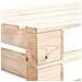 Divano Angolare Da Giardino Su Pallet Legno Di Pino Impregnato - Foto miniatura 5