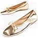 Ballerina Marlina Oro Oro Materiale Sintetico - Foto miniatura 1