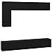 Set mobile TV 6 pcs Rovere nero 30.5 x 30 x 90 cm - Foto miniatura 1