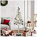 Albero di Natale con luci a strisce a LED Bianco 120 cm PE - Foto miniatura 2