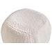 Pouf Barron Bouclé Bianco Sporco - Foto miniatura 4