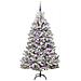 Albero di Natale artificiale con 300 LED Verde e Bianco 180 cm - Foto miniatura 4
