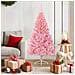 Albero di Natale artificiale con luci integrate Rosa 150 cm PVC - Foto miniatura 2