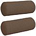 Cuscini a rullo 2 pcs Marrone Ø 15 x 40 cm Tessuto - Foto miniatura 1