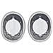 Cuscinetti Auricolari Di Ricambio In Pelle Proteica Compatibili Con Cuffie Jbl Live 500btnc (2 Pz) Grey - Foto miniatura 3