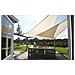 Vela ombreggiante impermeabile 3x3x3m Beige - Soluzione per ombrelloni da giardino - Foto miniatura 10
