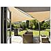 Vela ombreggiante impermeabile 3x3x3m Beige - Soluzione per ombrelloni da giardino - Foto miniatura 7