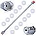 Lancia Per Pistola A Spruzzo 75cm - Compatibile Con Accessori Filettatura 7/8"" | Set 12 Guarnizioni | Pressione 290 Bar - Foto miniatura 1
