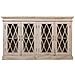 Credenza In Legno E Vetro Artigianale Bianco 170x40x100 - Foto miniatura 4