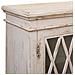 Credenza In Legno E Vetro Artigianale Bianco 170x40x100 - Foto miniatura 7