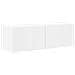 Set di Mobiletto da TV a Parete Montaggio a parete 6 pcs Bianco - Foto miniatura 5