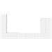 Set di Mobiletto da TV a Parete Montaggio a parete 6 pcs Bianco - Foto miniatura 9