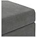 Pouf Grigio scuro Velluto e Legno Ingegnerizzato - Foto miniatura 6