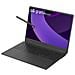 Gram Pro 16TB90TP Intel Core Ultra 7 255H Ibrido (2 in 1) 40,6 cm (16") Touch screen WQXGA+ 16 GB LPDDR5x-SDRAM 1 TB SSD Wi-Fi 7 (802.11be) Windows 11 Pro Tedesco Nero - Foto miniatura 3