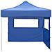 Tenda Party Blu 291 x 291 x 315 cm Tessuto Oxford - Foto miniatura 2