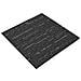 Piastrella per Tappeto Strisce Nere 50 x 50 cm 20 pcs - Foto miniatura 1