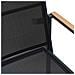 Sedie da giardino 2 pcs Nero e antracite 53,5 x 59 x 77 cm - Foto miniatura 4