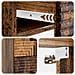 Mobiletto da notte a muro 2 pcs Legno antico 34,5 x 33 x 40 cm - Foto miniatura 8