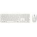 Pro 5 KM526 tastiera Mouse incluso Casa /ufficio RF Wireless QWERTY US International Bianco - Foto miniatura 1