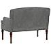 Loveseat con bottoni imbottiti Grigio Scuro 111 x 65 x 79 cm - Foto miniatura 5