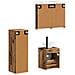 Set di mobili per il bagno 4 pcs Legno antico - Foto miniatura 3