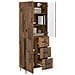 Set di armadi 2 pcs Legno antico 66 x 34,5 x 89,5 cm - Foto miniatura 2