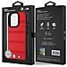 Bmw M Custodia Perforata E Cucita Magsafe Per Iphone 16 Pro Max - Rossa - Foto miniatura 7