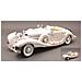 Maisto Mercedes Benz 500 K Type 1936 Specialroadster 1:18 Bianco Premier Edition - Foto miniatura 4