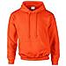 Felpa Con Cappuccio Uomo (xl) (arancio)  - Foto miniatura 2