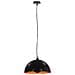 Lampadari 2 pz Nero e Oro Semi-Sferici 40 cm E27 - Foto miniatura 4